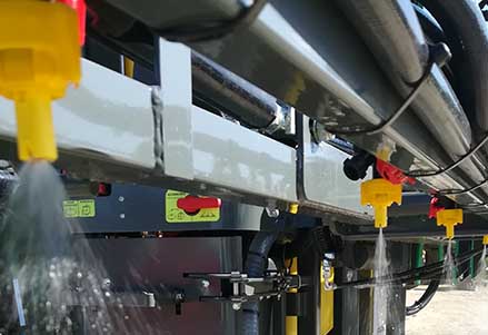 Buses d'un pulvérisateur